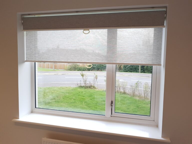 Roller blind fitted by HomeDecisions