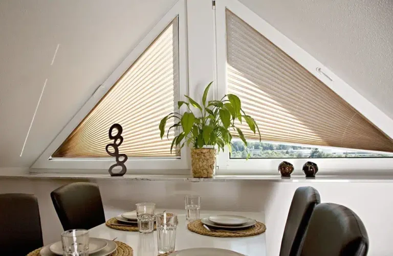 pleated blinds for odd shaped windows uk homes